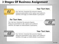 1013 business ppt diagram 3 stages of business assignment powerpoint template
