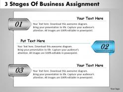 1013 business ppt diagram 3 stages of business assignment powerpoint template