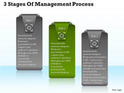 1013 business ppt diagram 3 stages of management process powerpoint template