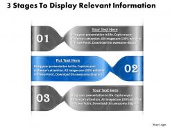 1013 business ppt diagram 3 stages to display relevent information powerpoint template