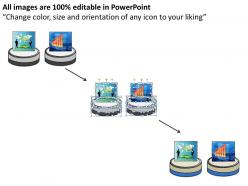 1013 business ppt diagram 3d pedestal platform with images powerpoint template