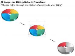 85974312 style division pie-donut 4 piece powerpoint presentation diagram infographic slide
