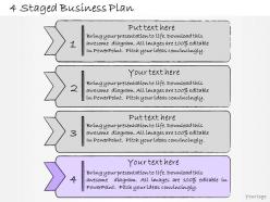 1013 business ppt diagram 4 staged business plan powerpoint template