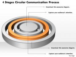 1013 business ppt diagram 4 staged circular communication process powerpoint template