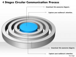 1013 business ppt diagram 4 staged circular communication process powerpoint template