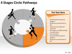 1013 business ppt diagram 4 stages circle pathways powerpoint template