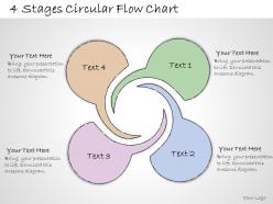 1013 business ppt diagram 4 stages circular flow chart powerpoint template