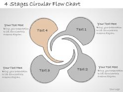 1013 business ppt diagram 4 stages circular flow chart powerpoint template