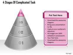 1013 business ppt diagram 4 stages of complicated task powerpoint template