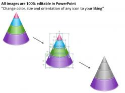 21905677 style layered pyramid 4 piece powerpoint presentation diagram infographic slide