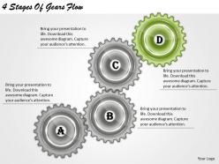 1013 business ppt diagram 4 stages of gears flow powerpoint template
