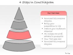 1013 business ppt diagram 4 steps in cone diagram powerpoint template