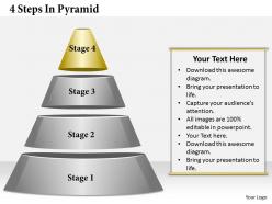 1013 business ppt diagram 4 steps in pyramid powerpoint template