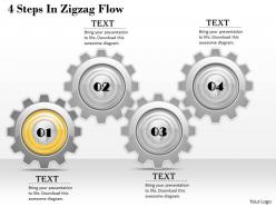 1013 business ppt diagram 4 steps in zigzag flow powerpoint template