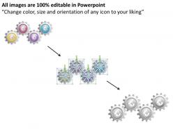57430590 style variety 1 gears 4 piece powerpoint presentation diagram infographic slide