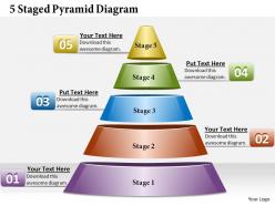 1013 business ppt diagram 5 staged pyramid diagram powerpoint template