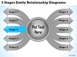 1013 business ppt diagram 5 stages entity relationship diagrams powerpoint template