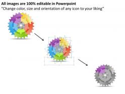 1013 business ppt diagram 5 stages gears significant progress powerpoint template