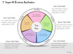 1013 Business Ppt Diagram 5 Stages Of Business Application Powerpoint Template