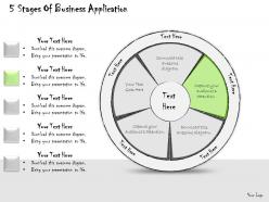 1013 business ppt diagram 5 stages of business application powerpoint template