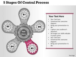 1013 business ppt diagram 5 stages of central process powerpoint template