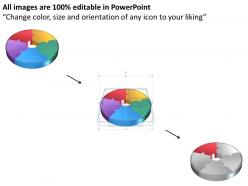 17661477 style division pie-donut 5 piece powerpoint presentation diagram infographic slide