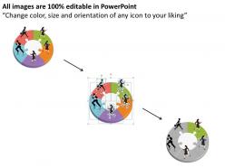 50919123 style division pie-donut 5 piece powerpoint presentation diagram infographic slide