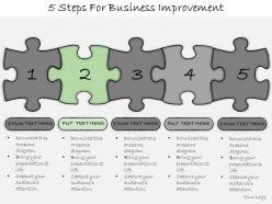 1013 business ppt diagram 5 steps for business improvement powerpoint template