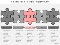 1013 business ppt diagram 5 steps for business improvement powerpoint template