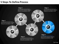 1013 business ppt diagram 5 steps to define process powerpoint template
