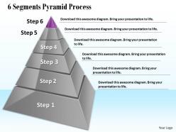 64212392 style layered pyramid 6 piece powerpoint presentation diagram infographic slide