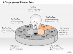 1013 business ppt diagram 6 stages around business idea powerpoint template