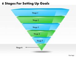 1013 business ppt diagram 6 stages for setting up goals powerpoint template