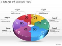 1013 business ppt diagram 6 stages of circular flow powerpoint template