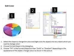 5173004 style division pie-donut 6 piece powerpoint presentation diagram infographic slide