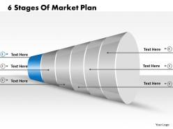 1013 business ppt diagram 6 stages of market plan powerpoint template