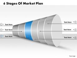 1013 business ppt diagram 6 stages of market plan powerpoint template