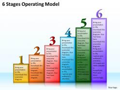 1013 business ppt diagram 6 stages operating model powerpoint template