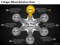 1013 business ppt diagram 6 stages wheel rotation chart powerpoint template