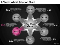 96713648 style circular hub-spoke 6 piece powerpoint presentation diagram infographic slide