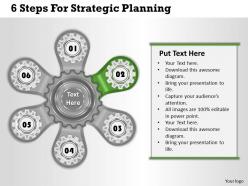 1013 business ppt diagram 6 steps for strategic planning powerpoint template