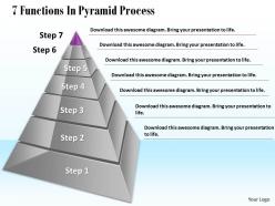44019126 style layered pyramid 7 piece powerpoint presentation diagram infographic slide