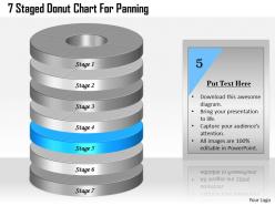 1013 business ppt diagram 7 staged donut chart for panning powerpoint template