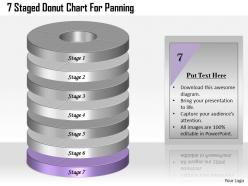 1013 business ppt diagram 7 staged donut chart for panning powerpoint template