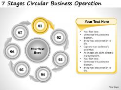 4346004 style circular loop 7 piece powerpoint presentation diagram infographic slide