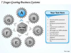 1013 business ppt diagram 7 stages gearing business systems powerpoint template