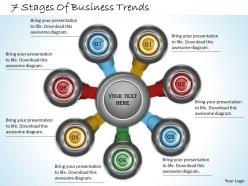 1013 business ppt diagram 7 stages of business trends powerpoint template