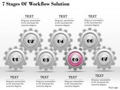 1013 business ppt diagram 7 stages of workflow solution powerpoint template