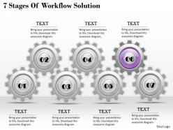 1013 business ppt diagram 7 stages of workflow solution powerpoint template