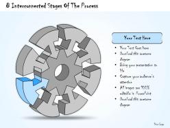 1013 business ppt diagram 8 interconnected stages of the process powerpoint template